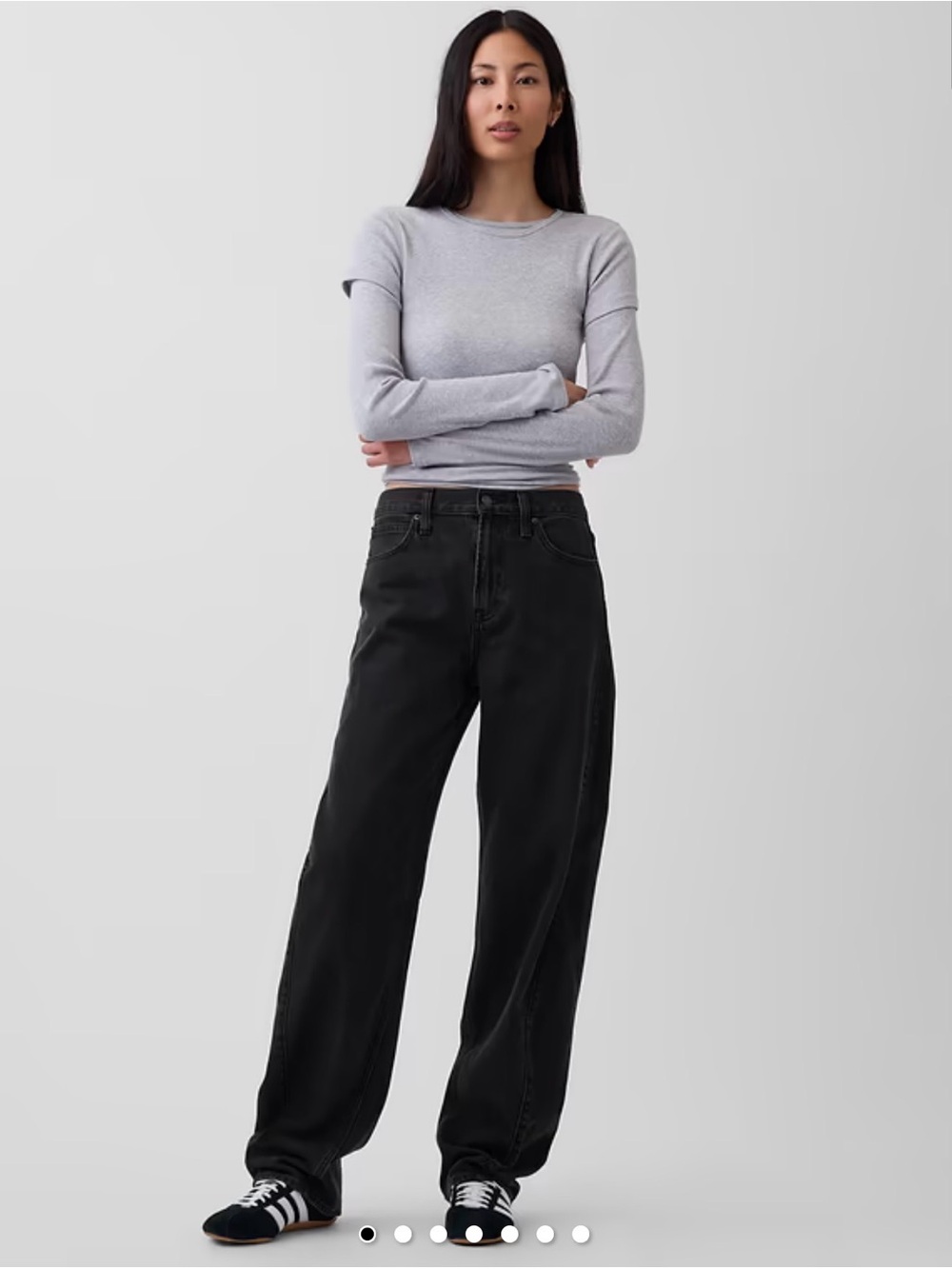 GAP High Rise Barrel Jeans